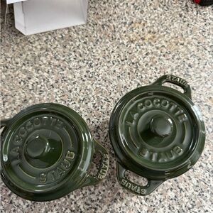 Staub Basil Mini Cocotte Set
